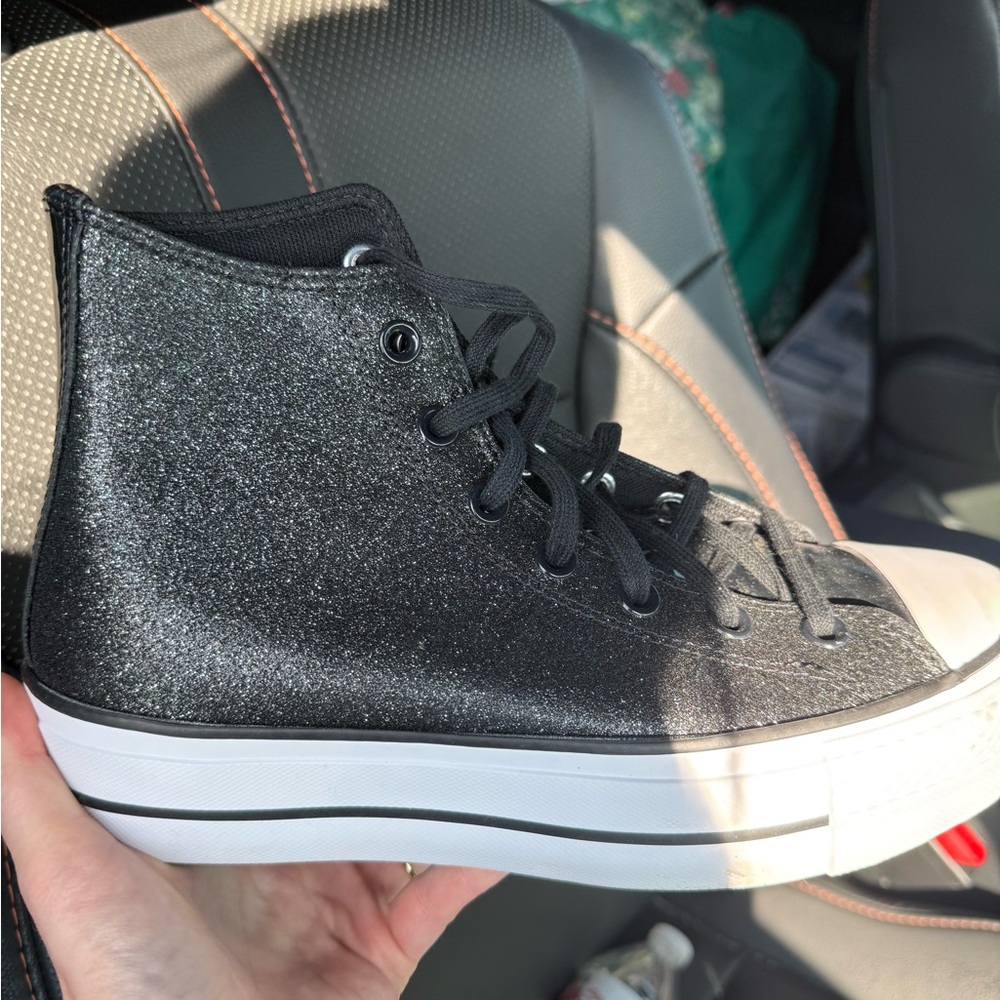 Converse Chuck Taylor All Star High Top- Black Glitter